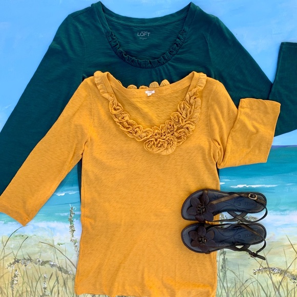 J. Crew & LOFT Bundle of Two Tops - Small Medium - Picture 2 of 8